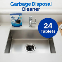 Earth Breeze Garbage Disposal Cleaner Tablets 4-in-1 Citrus Scented | Clean, Deodorize, Refresh & Protect – Powerful Cleaning Action for Sink & Disposal – No Harsh Chemicals - Made in USA