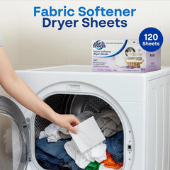 Earth Breeze Fabric Softener Dryer Sheets Lavender (2 Pack) | Hypoallergenic, No Harsh Chemicals, Safe Ingredients – Soft Clothes – Static Cling & Wrinkle Reducer – Gentle Fabric Care